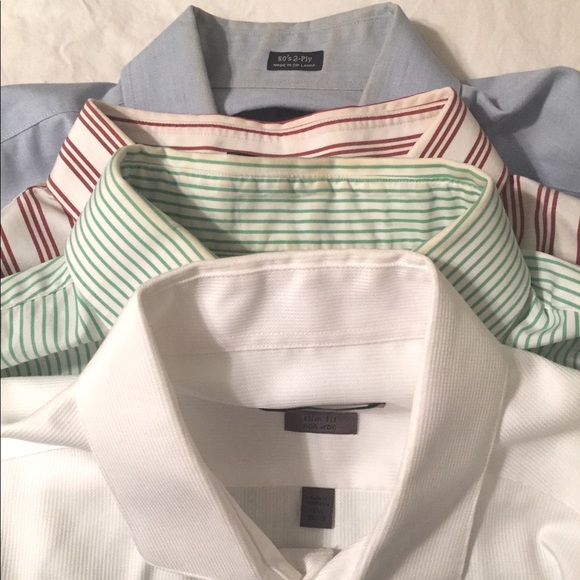 J. Crew Other - Lot of 4, 15.5 wrinkle free button ups